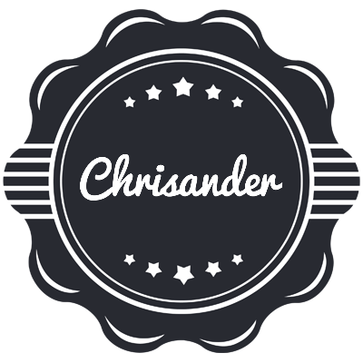Chrisander badge logo