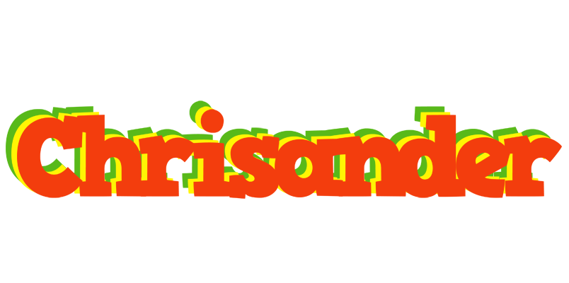 Chrisander bbq logo
