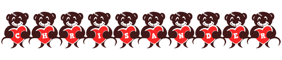 Chrisander bear logo