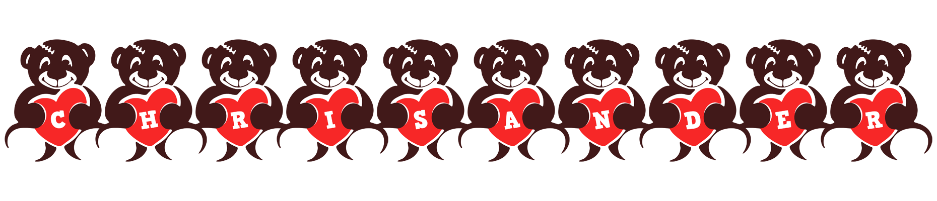 Chrisander bear logo