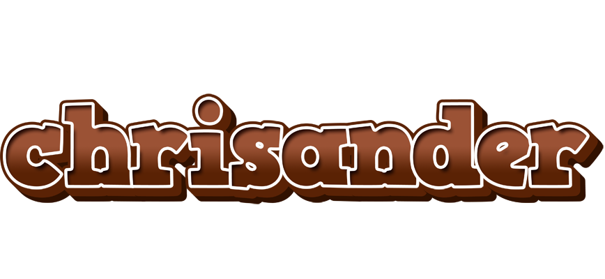 Chrisander brownie logo