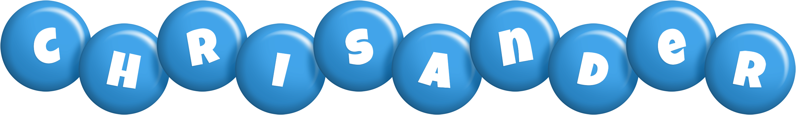 Chrisander candy-blue logo