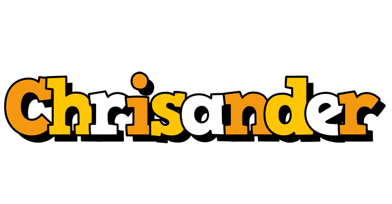 Chrisander cartoon logo