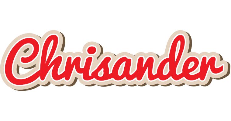 Chrisander chocolate logo