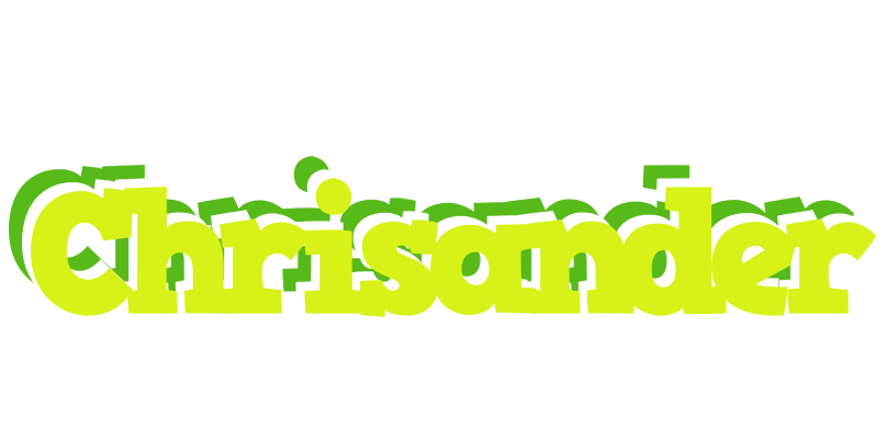 Chrisander citrus logo