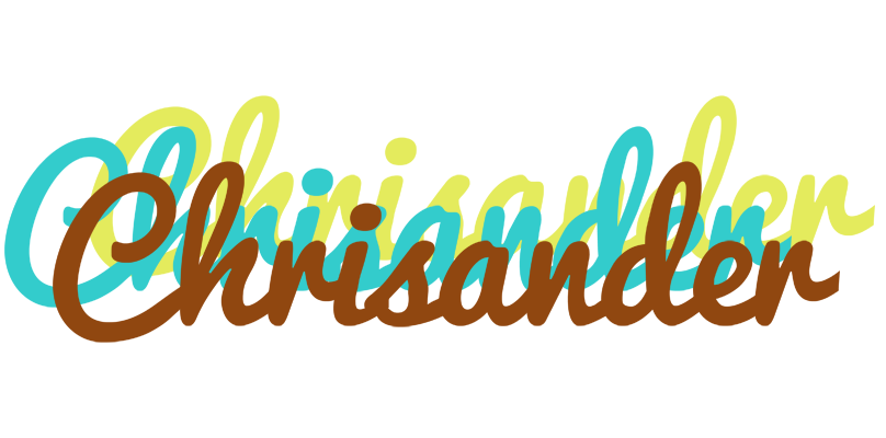 Chrisander cupcake logo