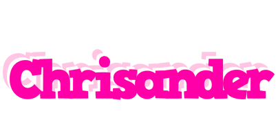 Chrisander dancing logo