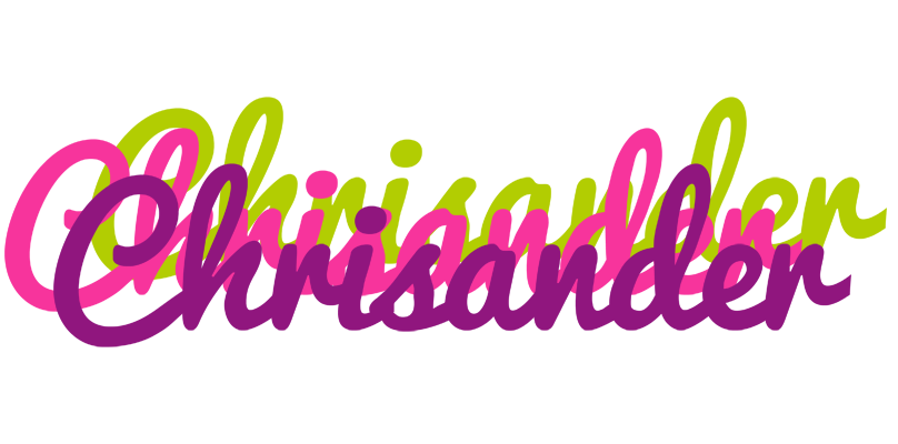 Chrisander flowers logo