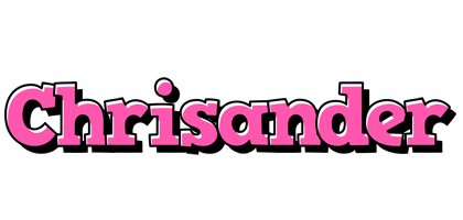 Chrisander girlish logo