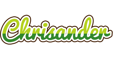 Chrisander golfing logo