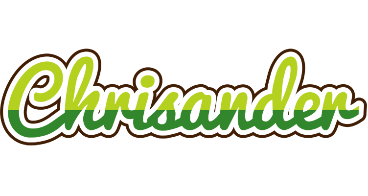 Chrisander golfing logo