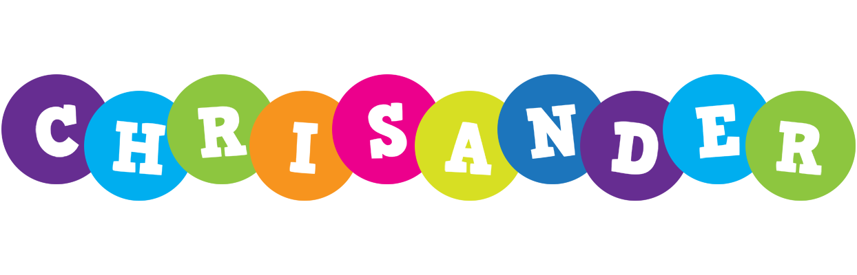 Chrisander happy logo