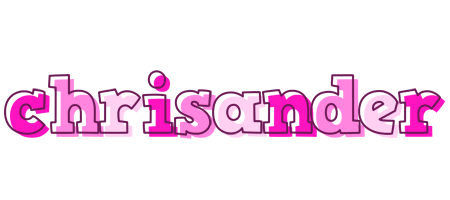 Chrisander hello logo