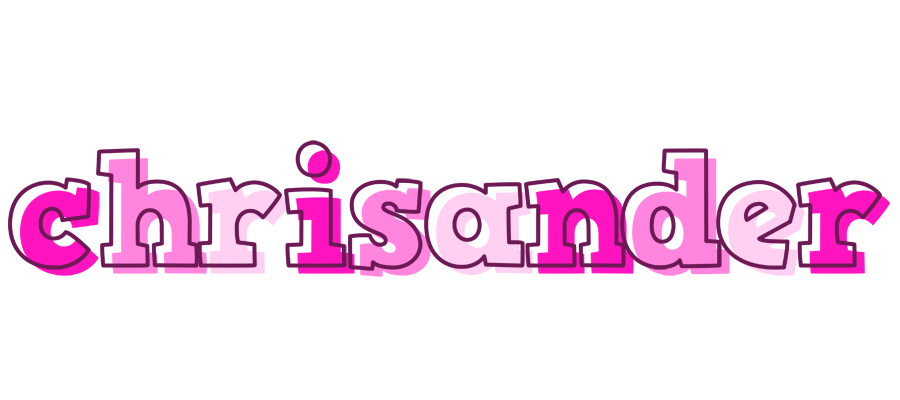 Chrisander hello logo