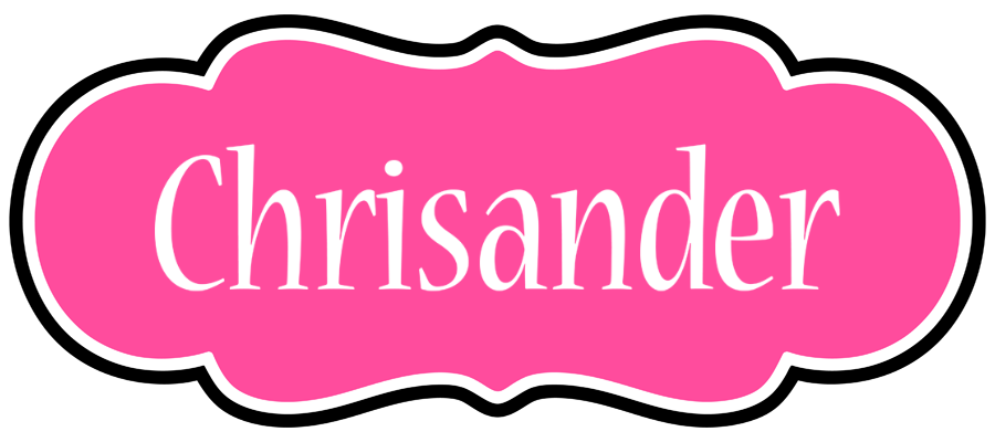Chrisander invitation logo