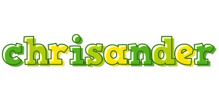 Chrisander juice logo