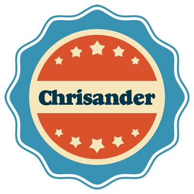 Chrisander labels logo