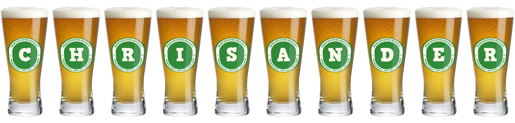 Chrisander lager logo