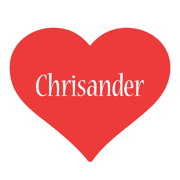 Chrisander love logo
