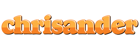 Chrisander orange logo