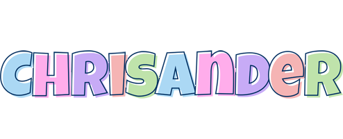 Chrisander pastel logo