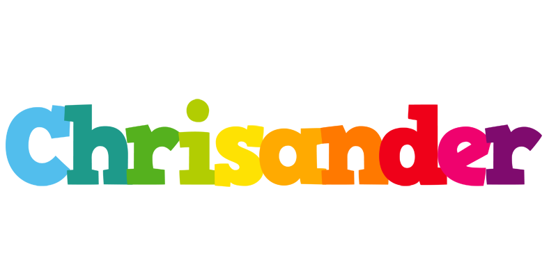 Chrisander rainbows logo