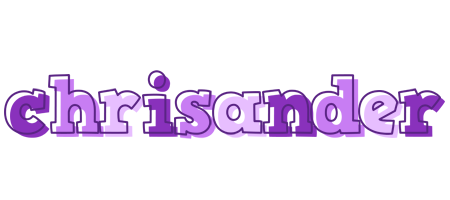 Chrisander sensual logo