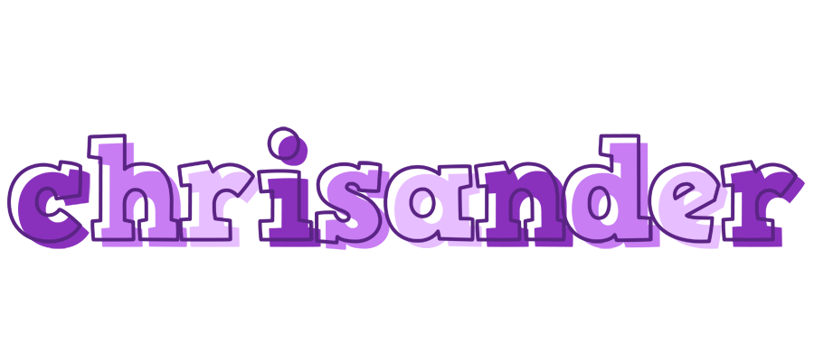 Chrisander sensual logo