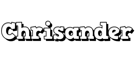 Chrisander snowing logo