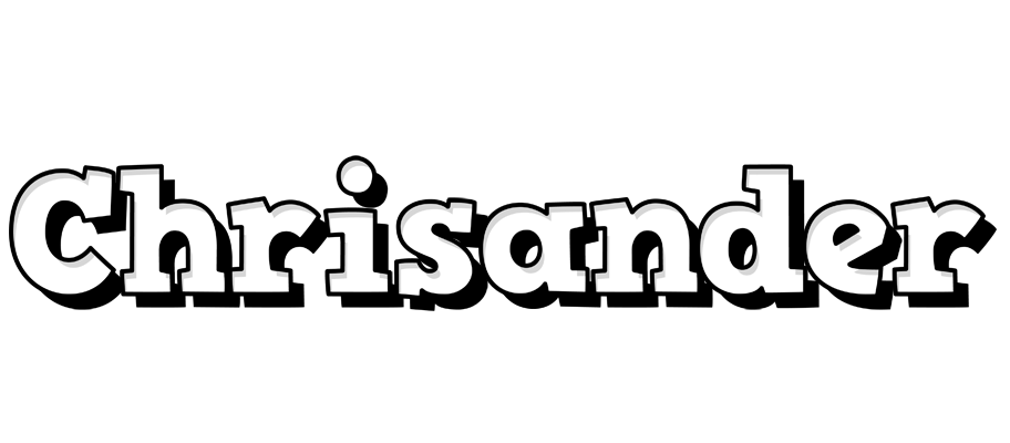 Chrisander snowing logo
