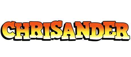 Chrisander sunset logo