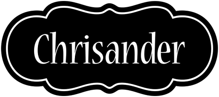 Chrisander welcome logo