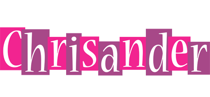 Chrisander whine logo