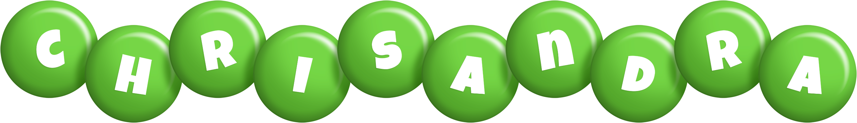Chrisandra candy-green logo