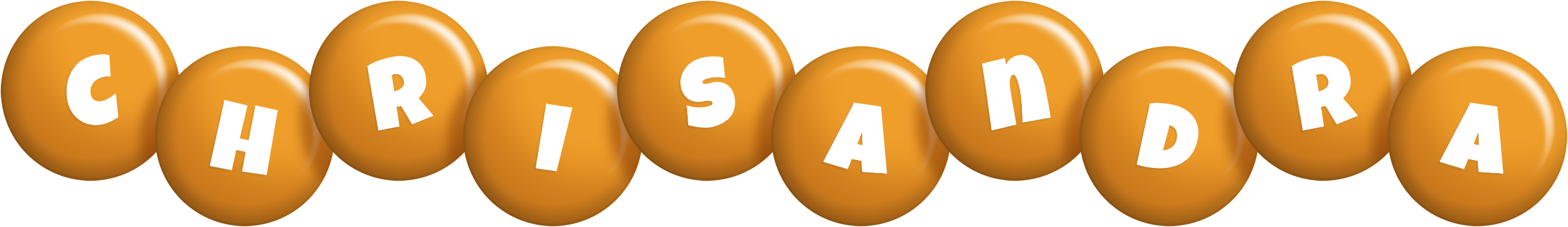 Chrisandra candy-orange logo