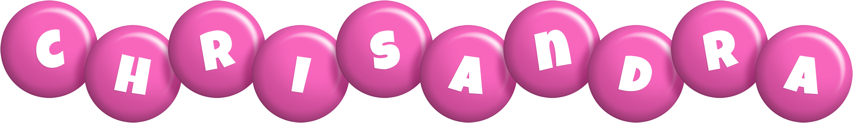 Chrisandra candy-pink logo