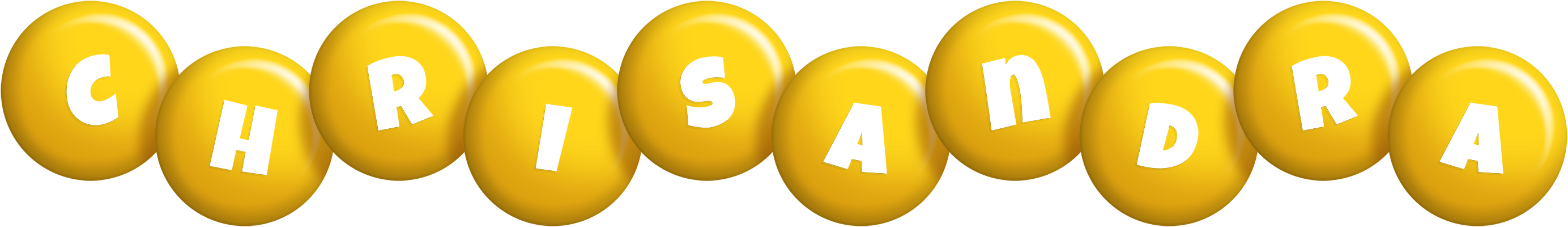 Chrisandra candy-yellow logo