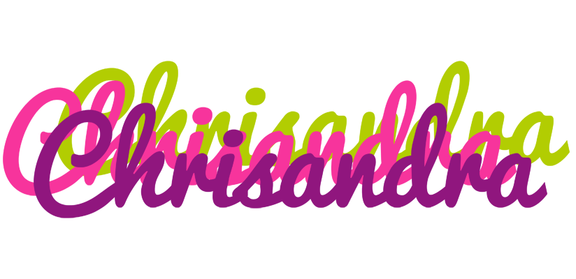 Chrisandra flowers logo