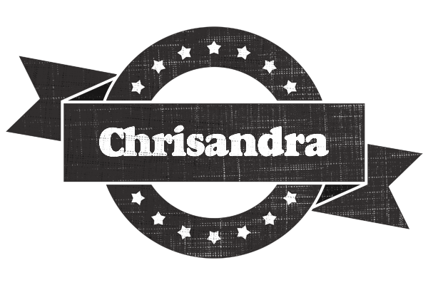Chrisandra grunge logo