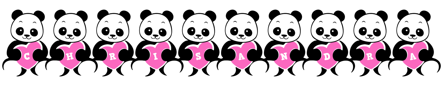 Chrisandra love-panda logo