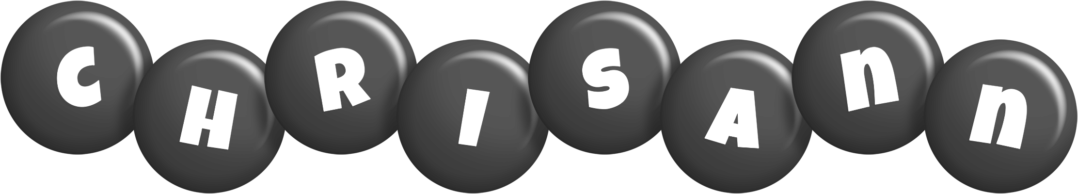 Chrisann candy-black logo