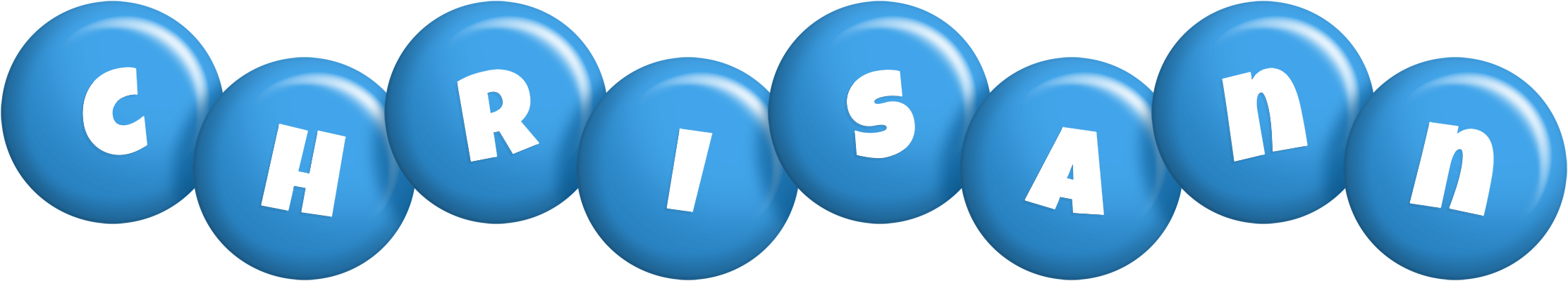 Chrisann candy-blue logo