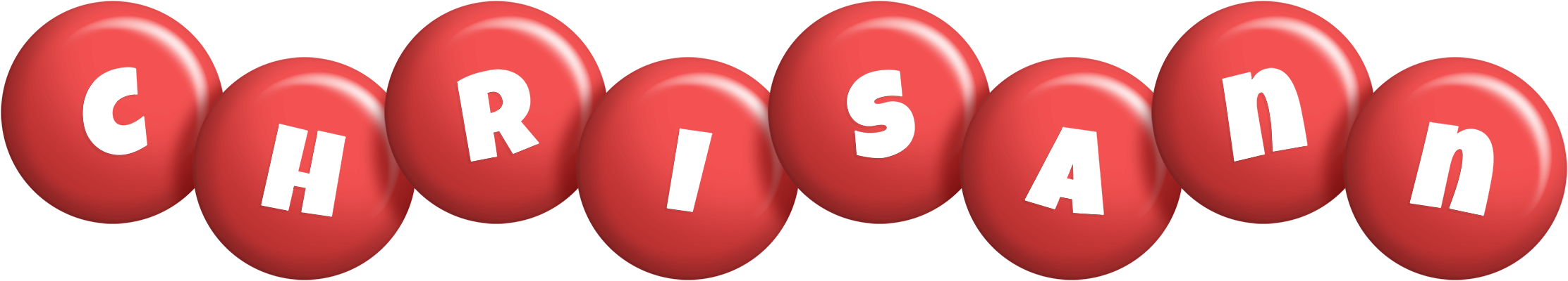 Chrisann candy-red logo