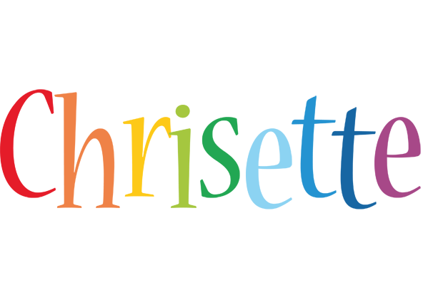 Chrisette birthday logo