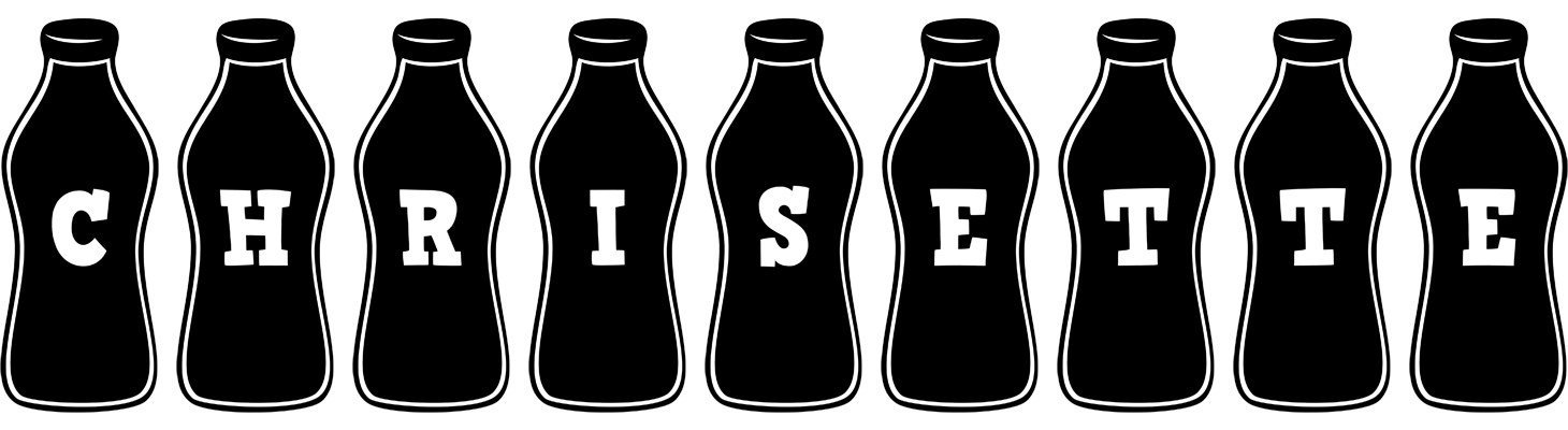 Chrisette bottle logo