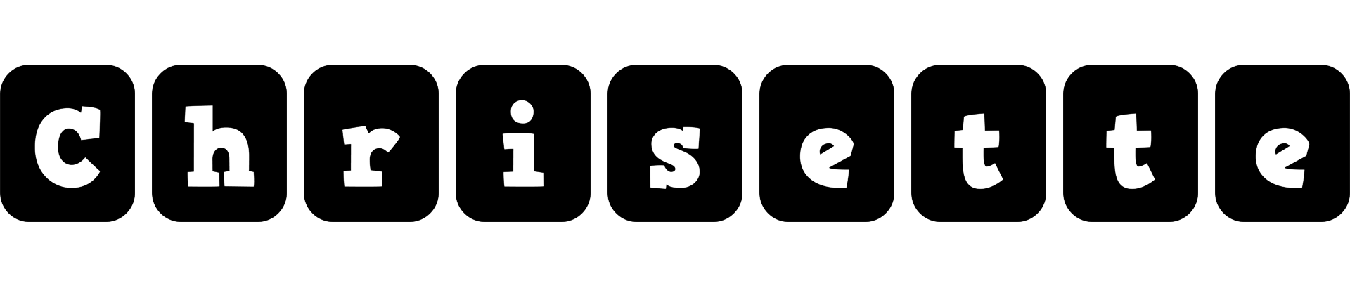 Chrisette box logo
