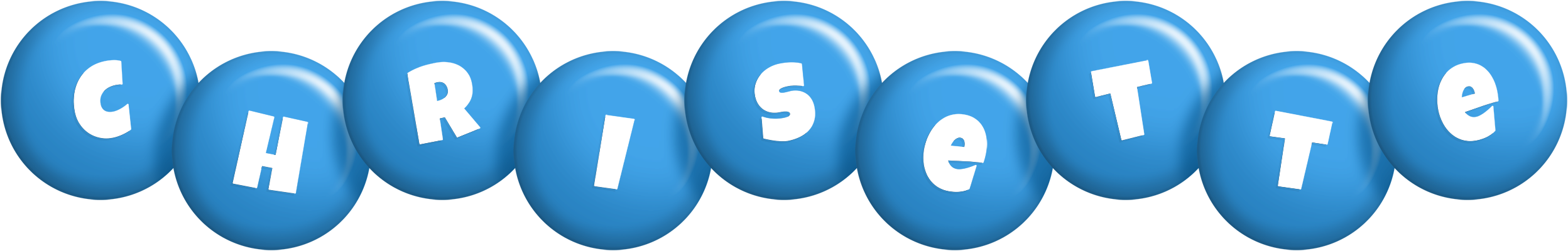Chrisette candy-blue logo