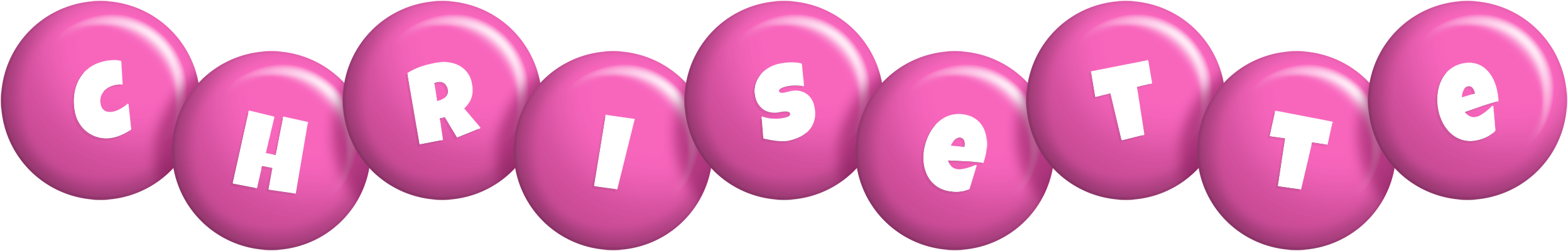 Chrisette candy-pink logo