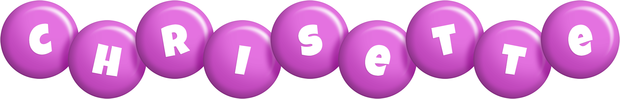 Chrisette candy-purple logo