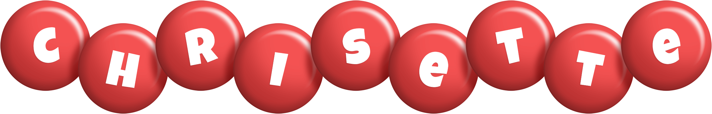 Chrisette candy-red logo